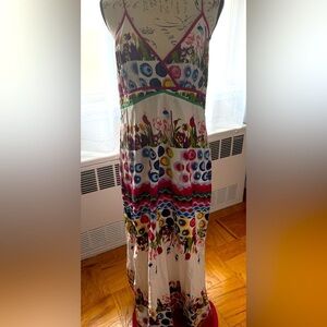 Desigual Floral Multicolor Maxi Dress
